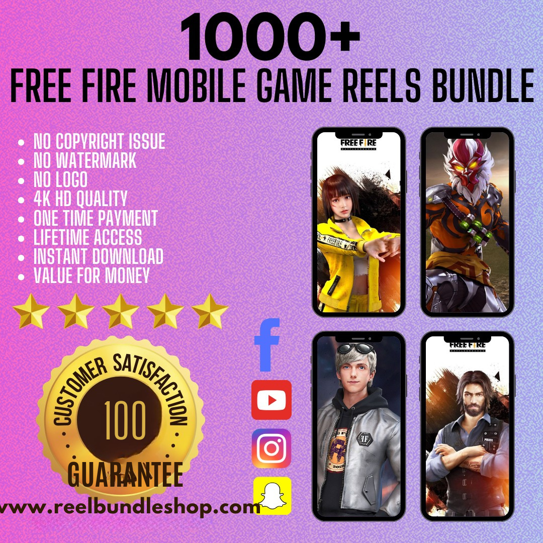 1000+ Free Fire Reels Bundle