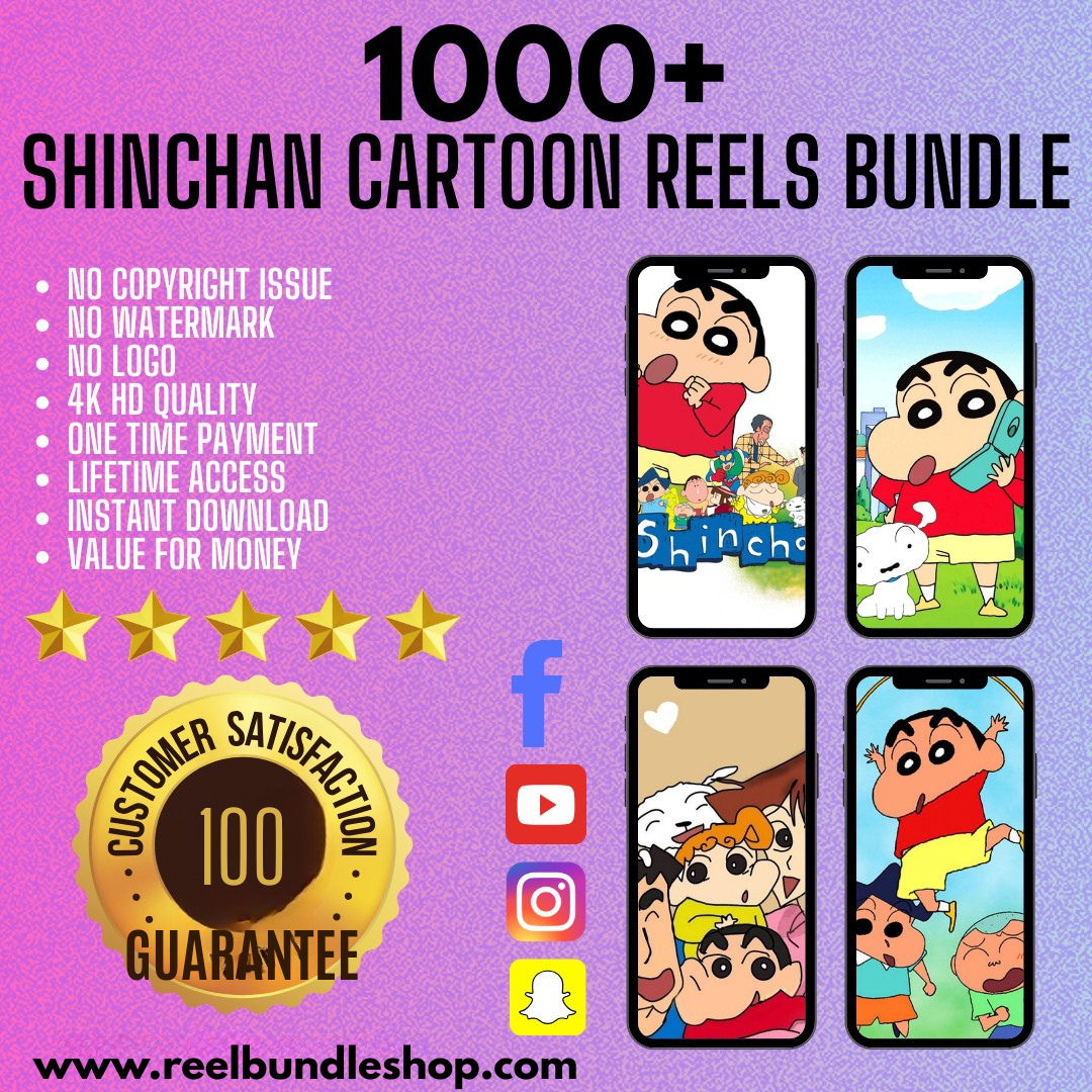 1000+ Shinchan Reels Bundle