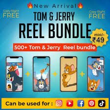 1000+ TOM AND JERRY REELS BUNDLE
