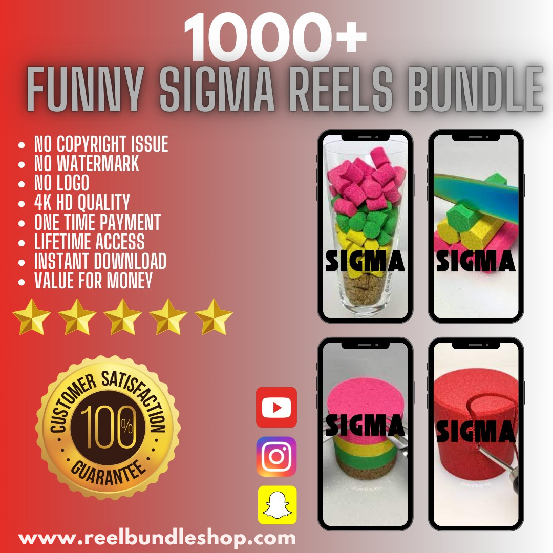 1000+ FUNNY SIGMA REELS BUNDLE