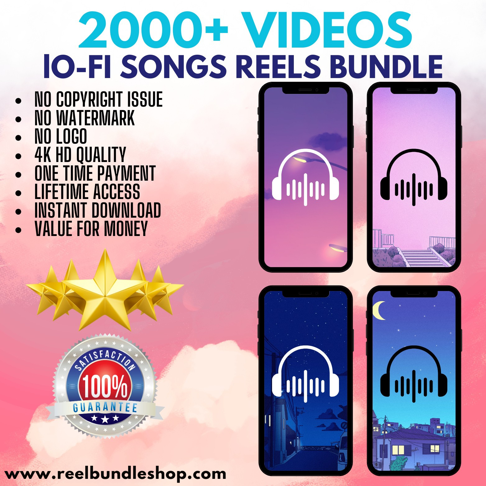 2000+ Lo-Fi Song Reels Bundle